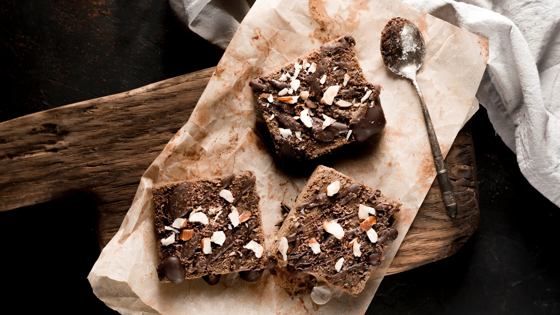 Słodkie ale zdrowe desery - brownie z batatów.